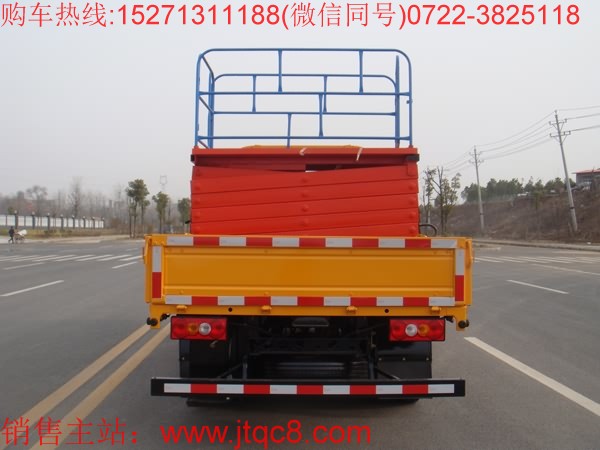 江鈴升降平臺車(10米)|可以上藍牌的升降車|市區(qū)電力登高車15271311188