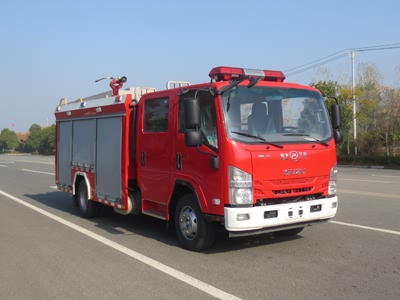 國六五十鈴4噸水罐消防車